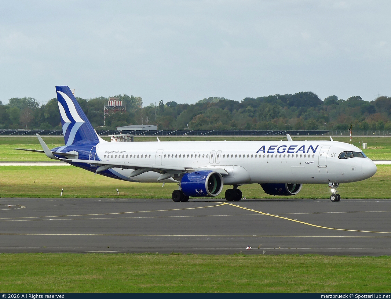 Photo of SX-NAM - Airbus A321-271NX operated by Aegean Airlines
