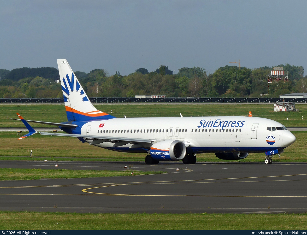 Photo of TC-SOJ - Boeing 737 MAX 8 operated by SunExpress