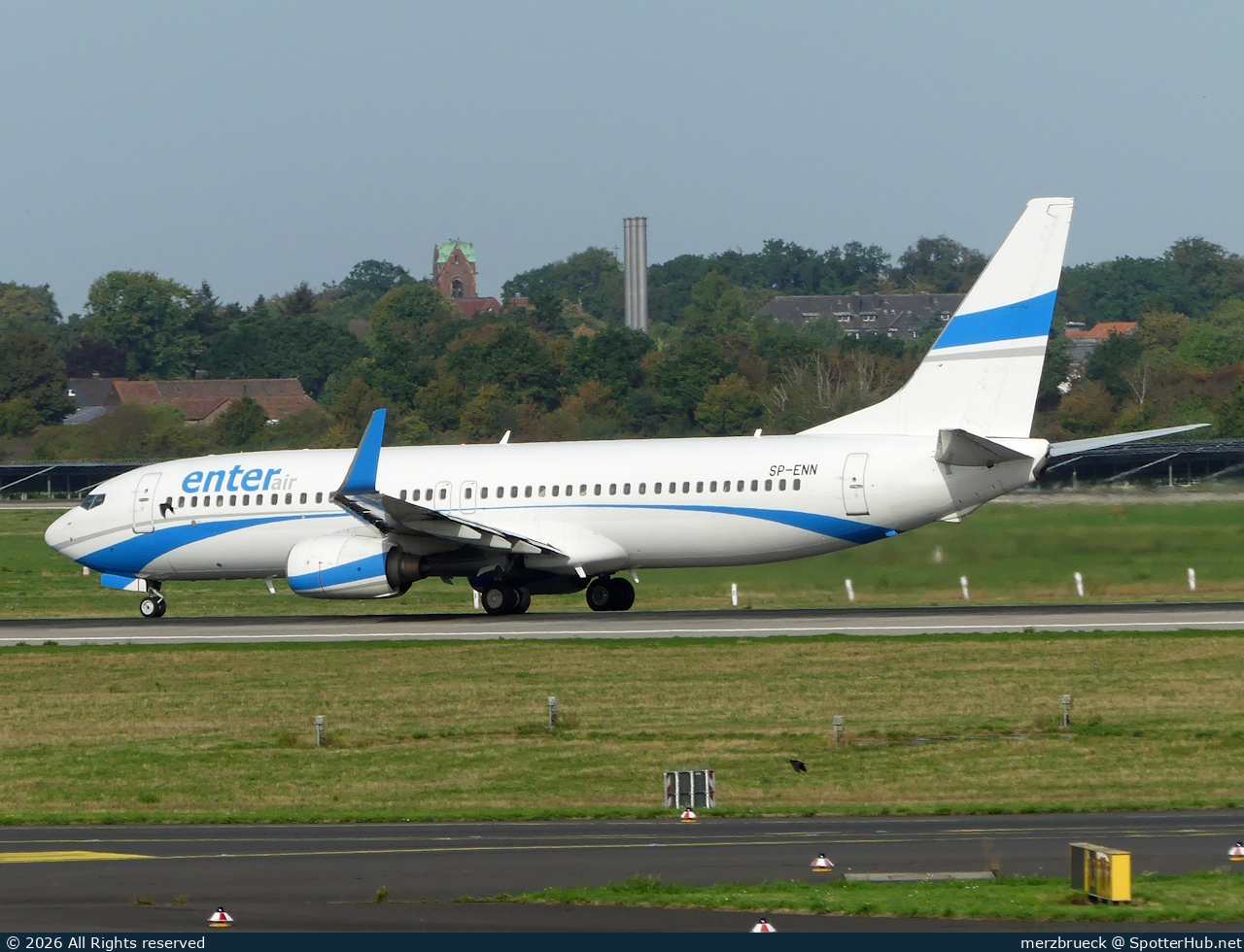 Photo of SP-ENN - Boeing 737-8CX operated by Enter Air