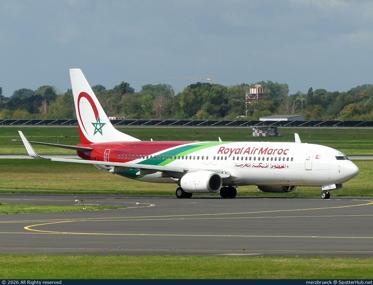 Photo of CN-ROZ - Boeing 737-8B6 operated by Royal Air Maroc