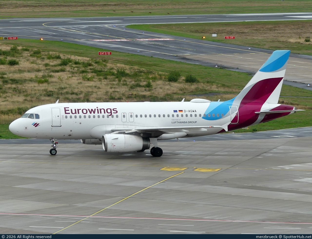 Photo of D-AGWA - Airbus A319-132 operated by Eurowings