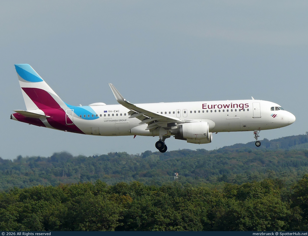 Photo of 9H-EWC - Airbus A320-214 operated by Eurowings Europe Malta