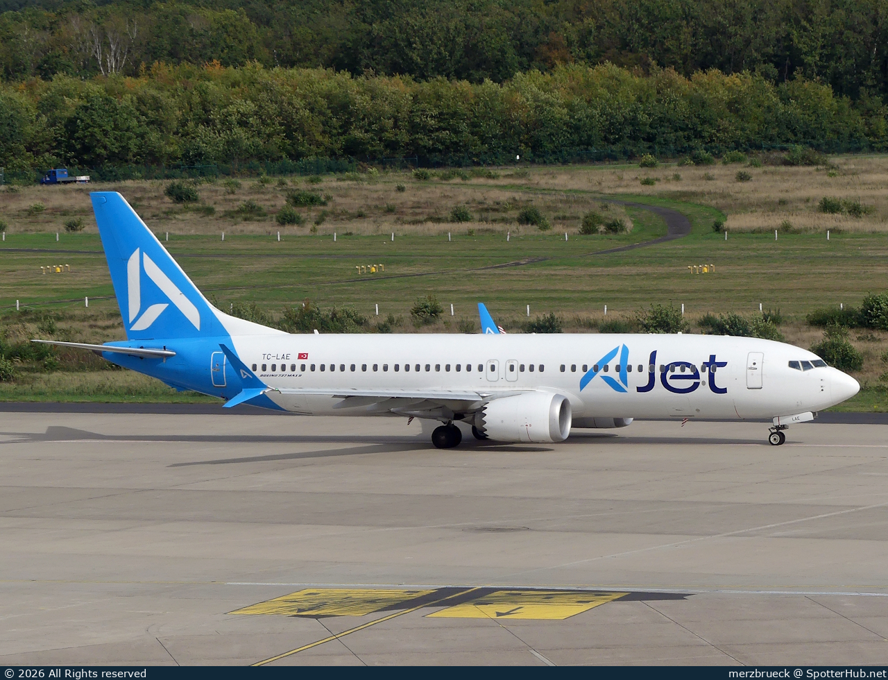 Photo of TC-LAE - Boeing 737 MAX 8 operated by AJet