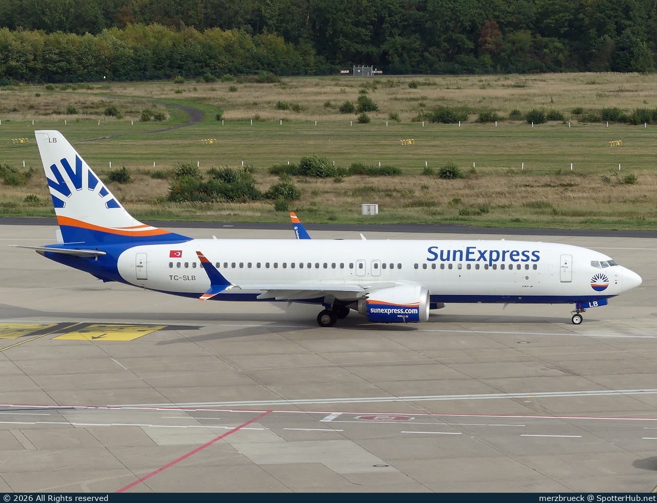 Photo of TC-SLB - Boeing 737 MAX 8 operated by SunExpress