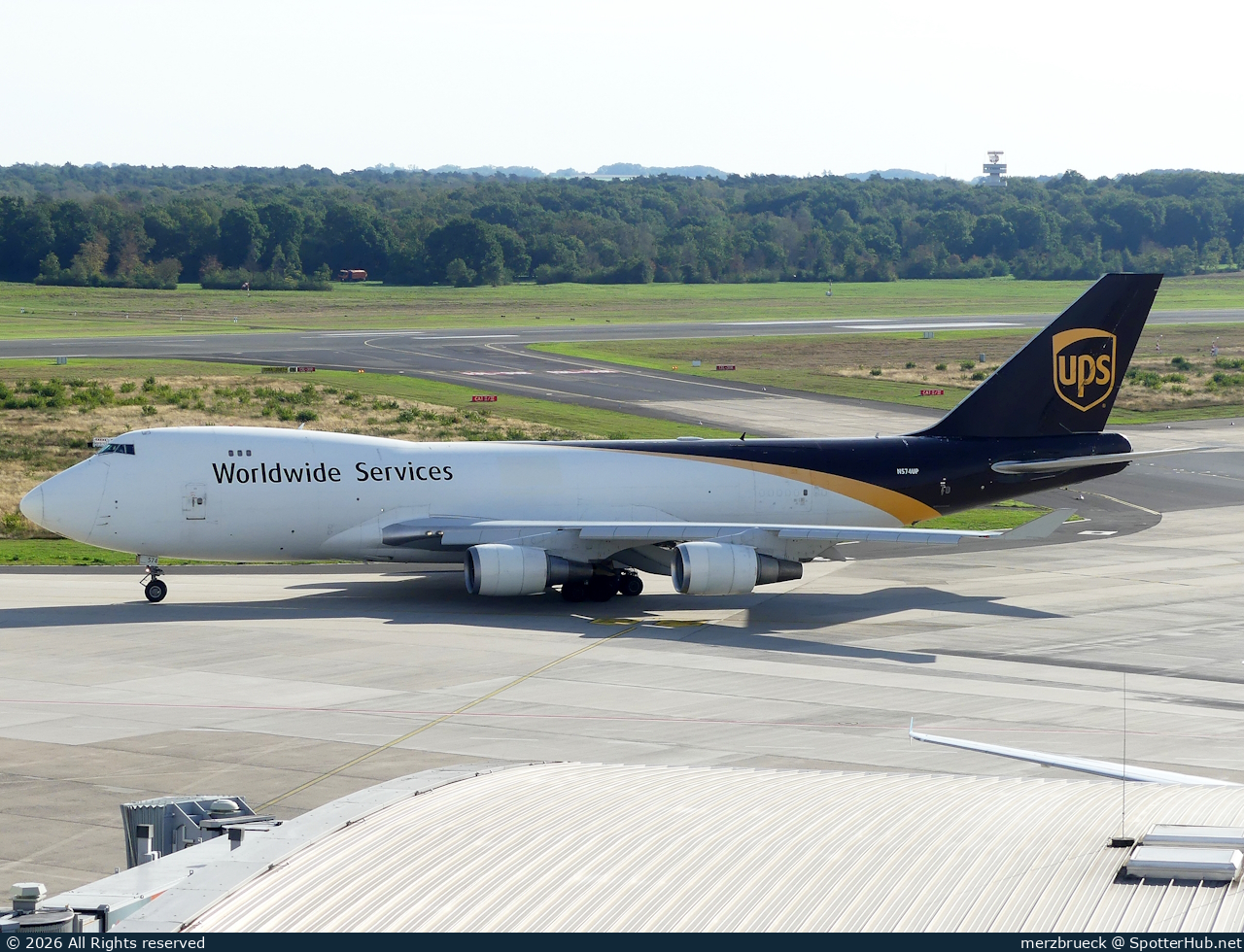 Photo of N574UP - Boeing 747-44AF operated by UPS United Parcel Service