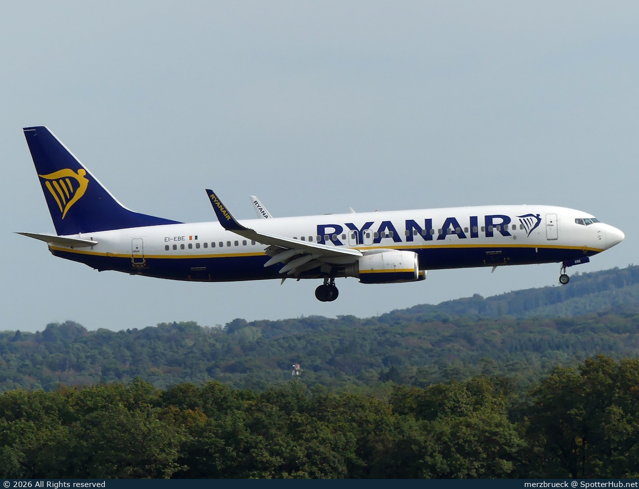 Photo of EI-EBE - Boeing 737-8AS operated by Ryanair