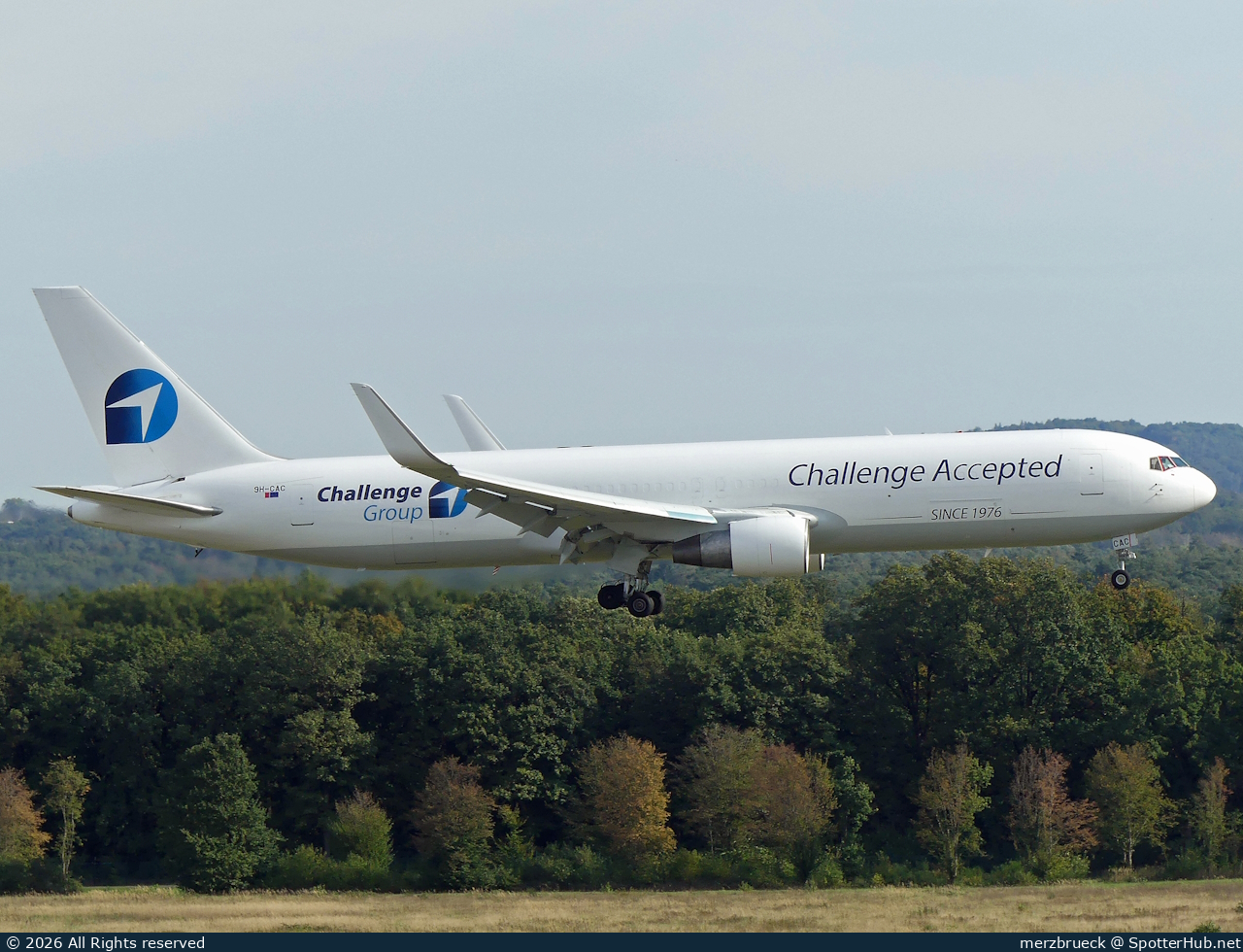 Photo of 9H-CAC - Boeing 767-333(ER)(BDSF) operated by Challenge Airlines MT