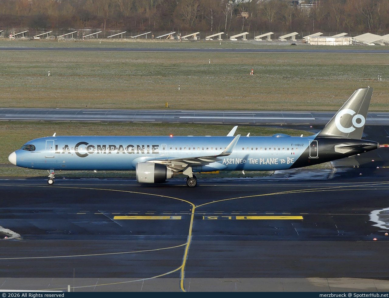 Photo of F-HBUZ - Airbus A321-252NX operated by La Compagnie