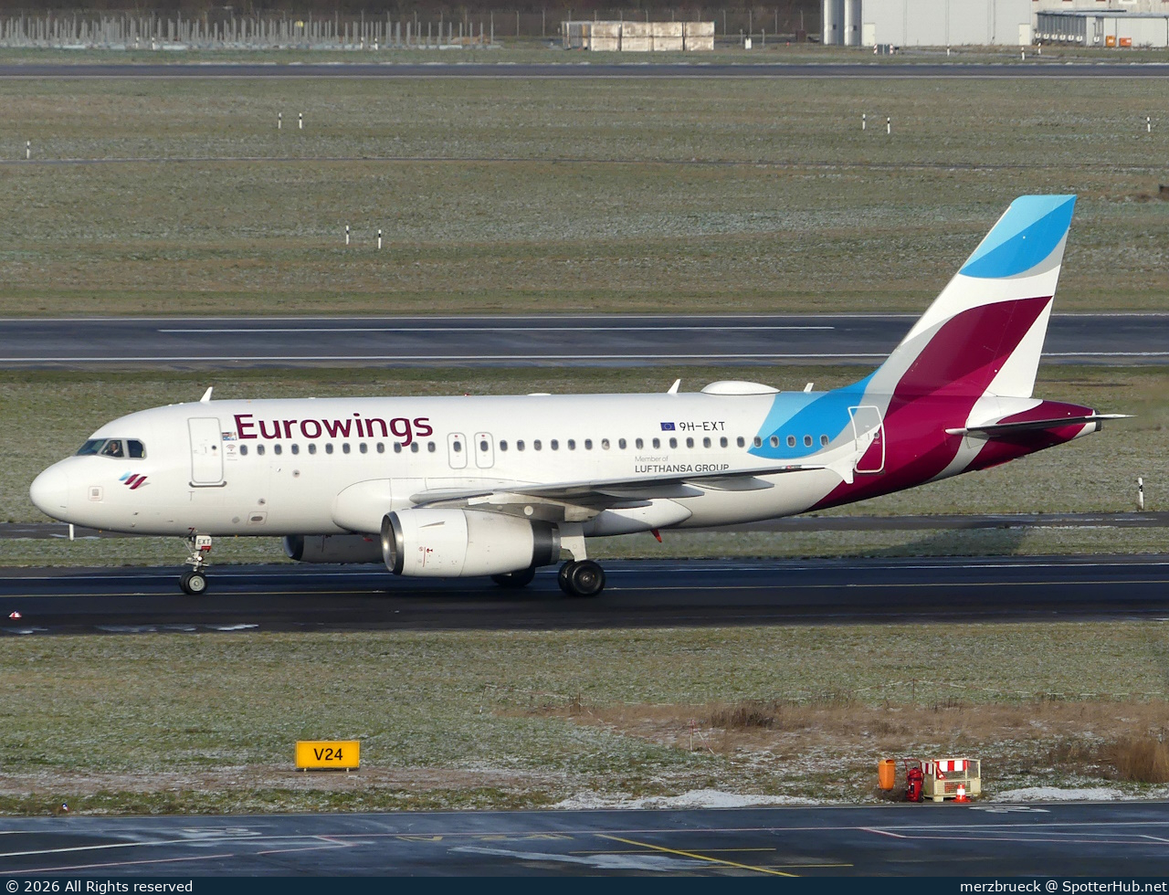 Photo of 9H-EXT - Airbus A319-132 operated by Eurowings Europe Malta
