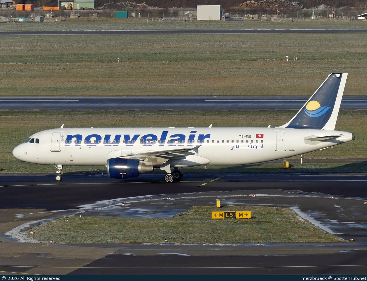 Photo of TS-INE - Airbus A320-214 operated by Nouvelair