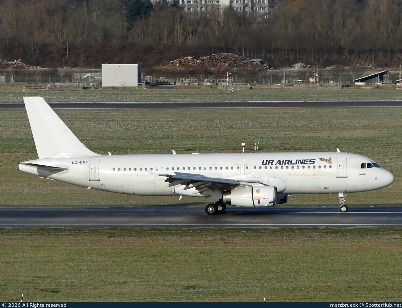 Photo of LZ-DBT - Airbus A320-232 operated by UR Airlines (opb BH Air)
