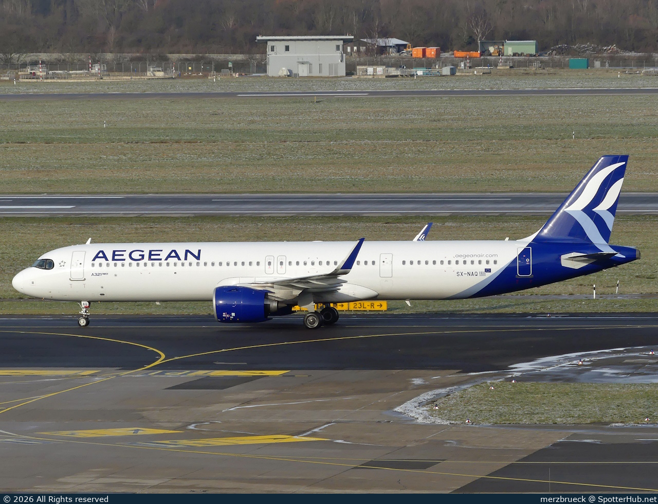Photo of SX-NAQ - Airbus A321-271NX operated by Aegean Airlines