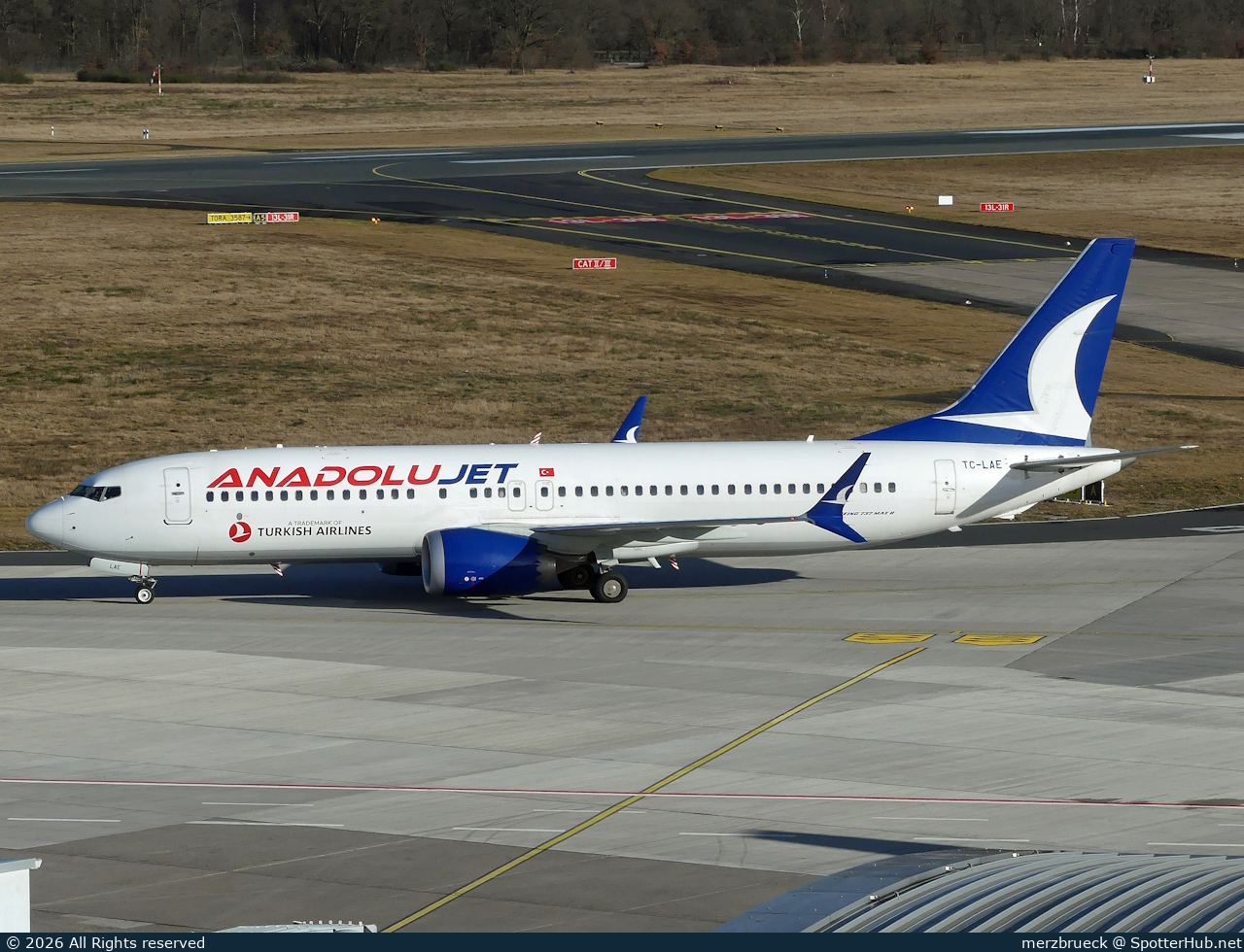Photo of TC-LAE - Boeing 737 MAX 8 operated by AnadoluJet