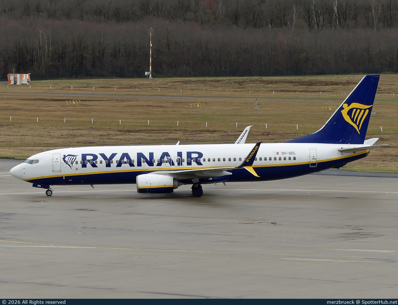 Photo of 9H-QDL - Boeing 737-8AS operated by Ryanair (opb Malta Air)