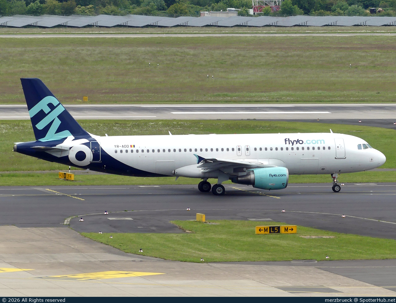 Photo of YR-ADD - Airbus A320-214 operated by flyyo