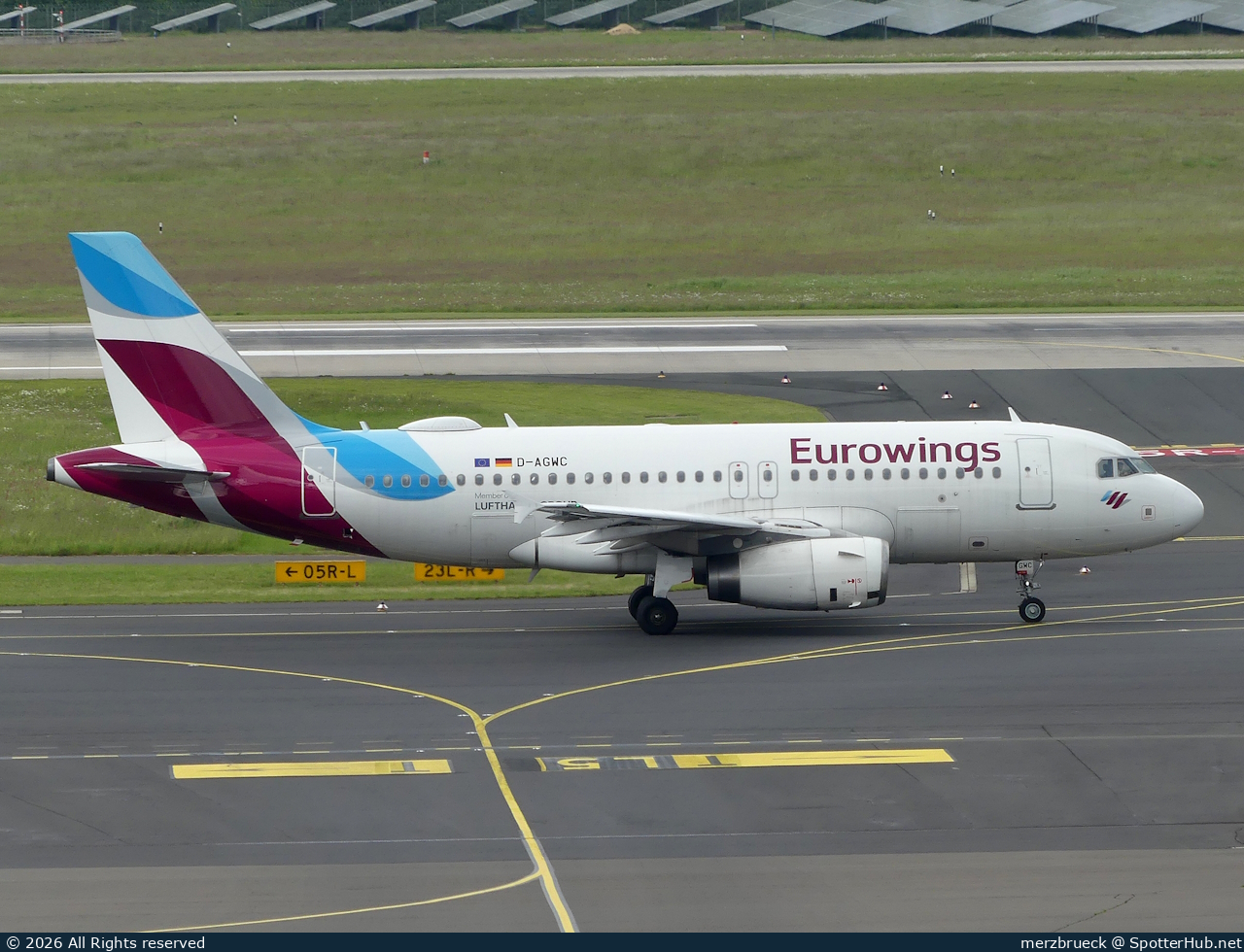 Photo of D-AGWC - Airbus A319-132 operated by Eurowings
