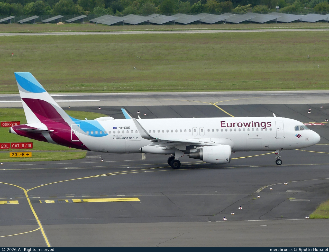 Photo of 9H-EWE - Airbus A320-214 operated by Eurowings Europe Malta