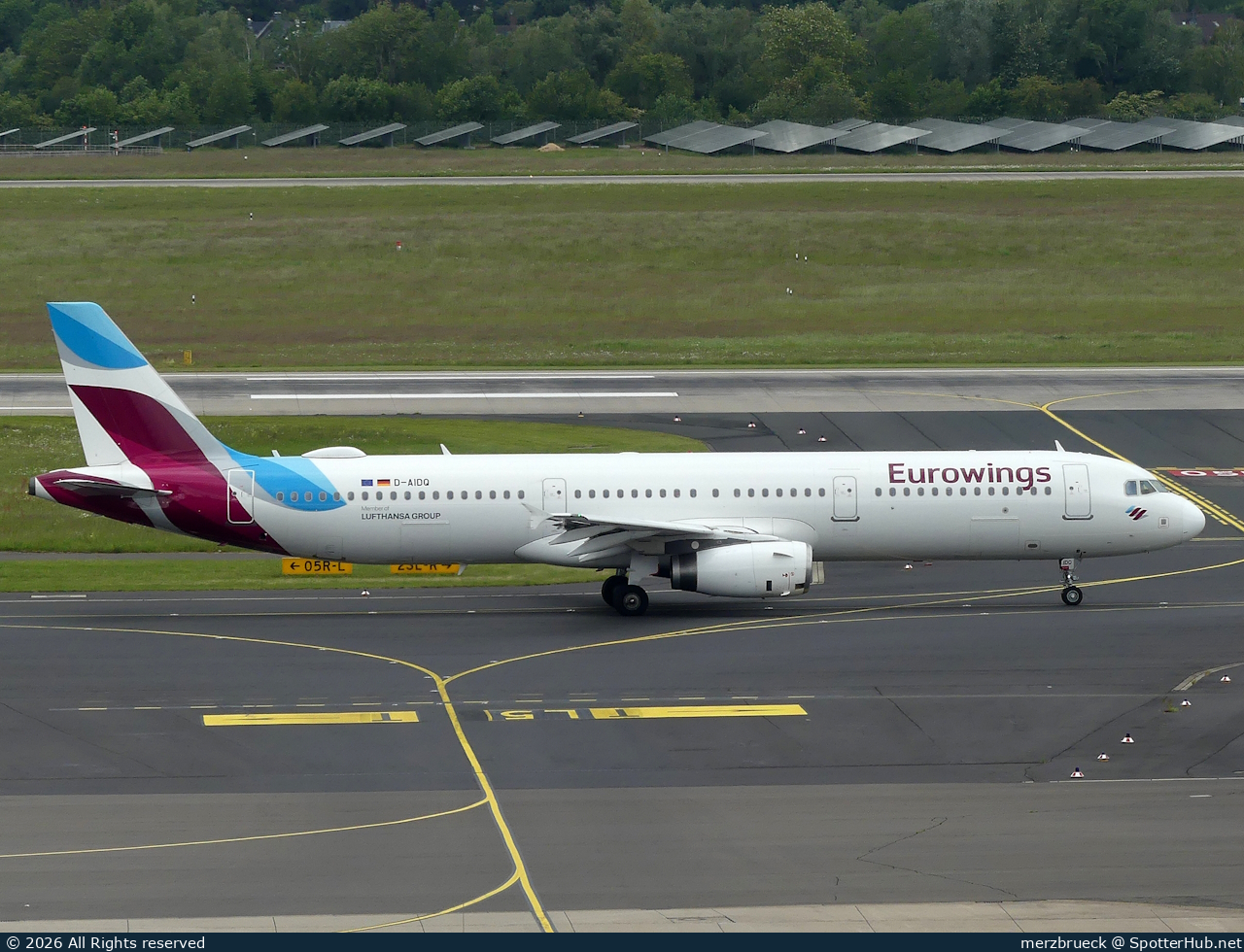 Photo of D-AIDQ - Airbus A321-231 operated by Eurowings