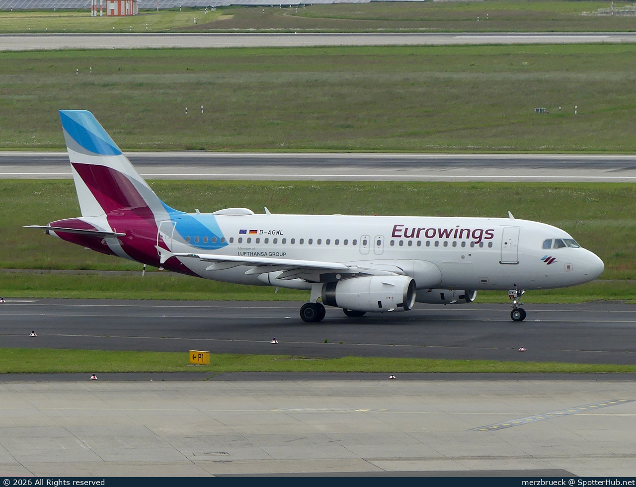 Photo of D-AGWL - Airbus A319-132 operated by Eurowings