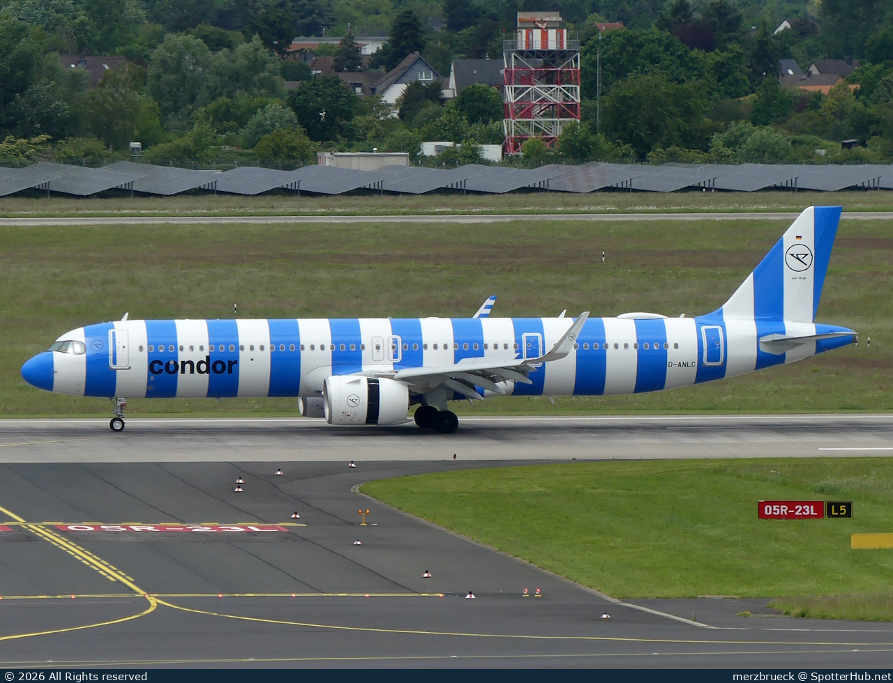Photo of D-ANLC - Airbus A321-271NX operated by Condor