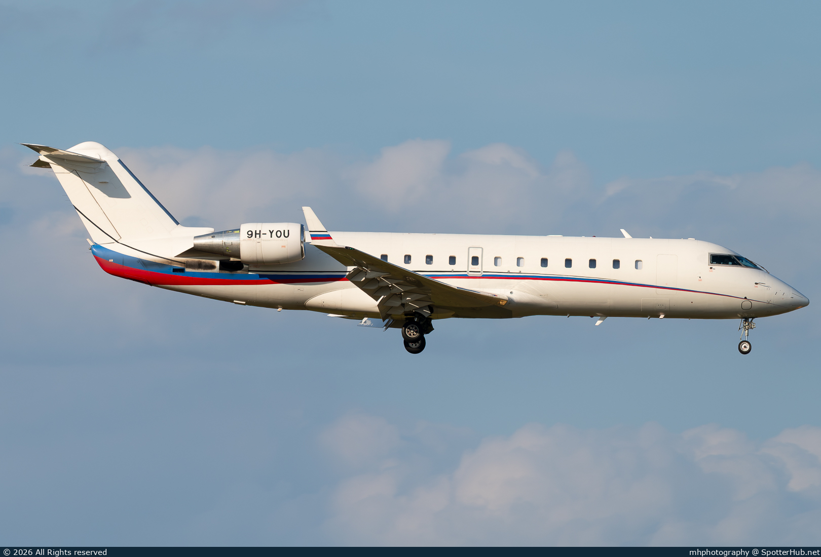 Photo of 9H-YOU - Bombardier Challenger 850 operated by AirX Charter