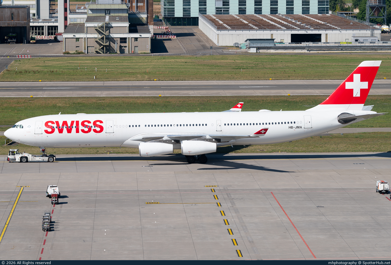 Photo of HB-JMA - Airbus A340-313 operated by Swiss International Air Lines