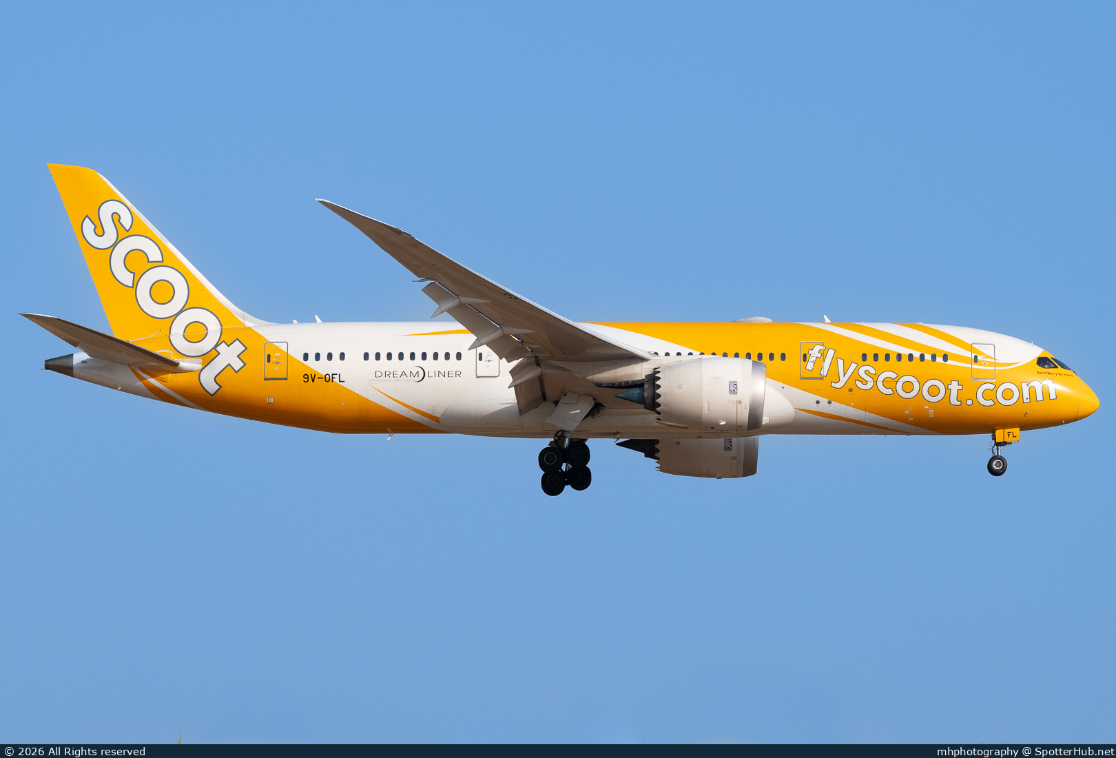 Photo of 9V-OFL - Boeing 787-8 Dreamliner operated by Scoot