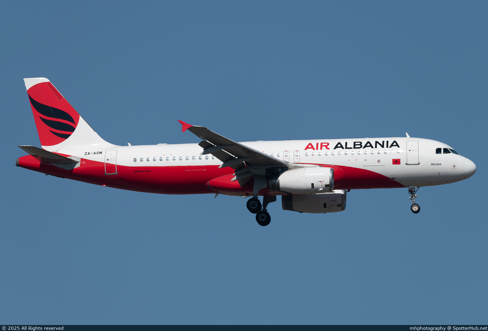 Photo of ZA-ASM - Airbus A320-232 operated by Air Albania