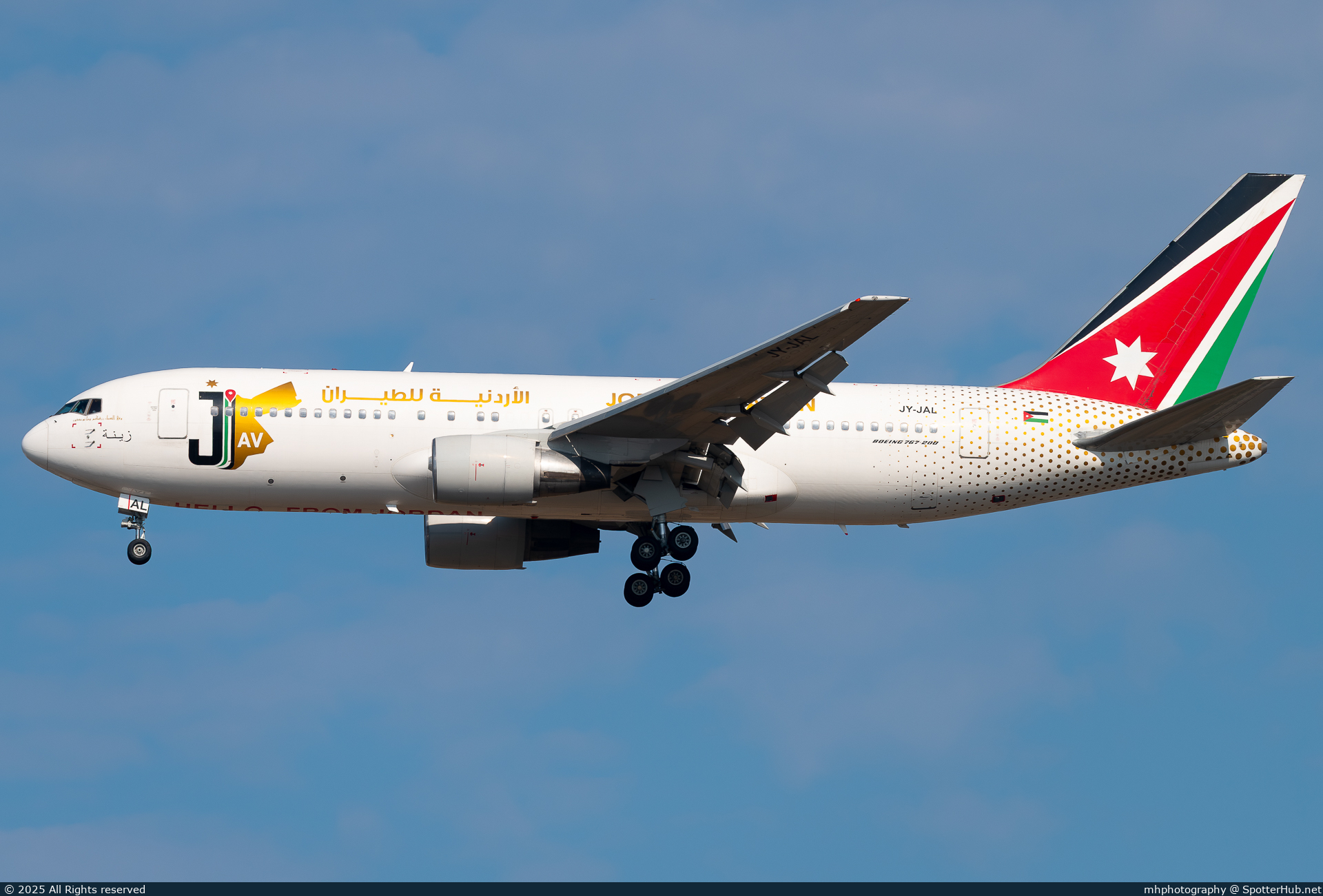 Photo of JY-JAL - Boeing 767-204(ER) operated by Jordan Aviation