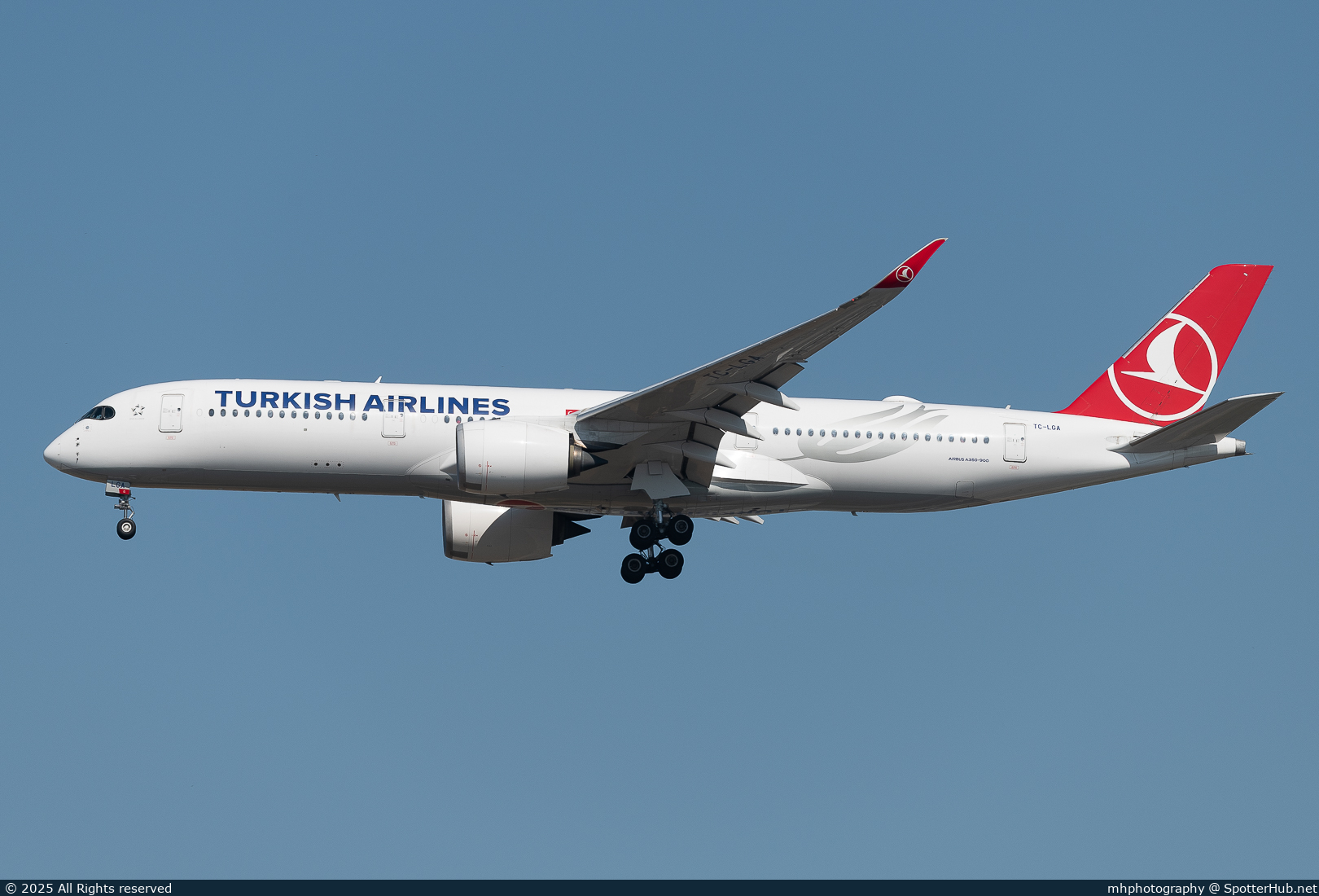 Photo of TC-LGA - Airbus A350-941 operated by Turkish Airlines
