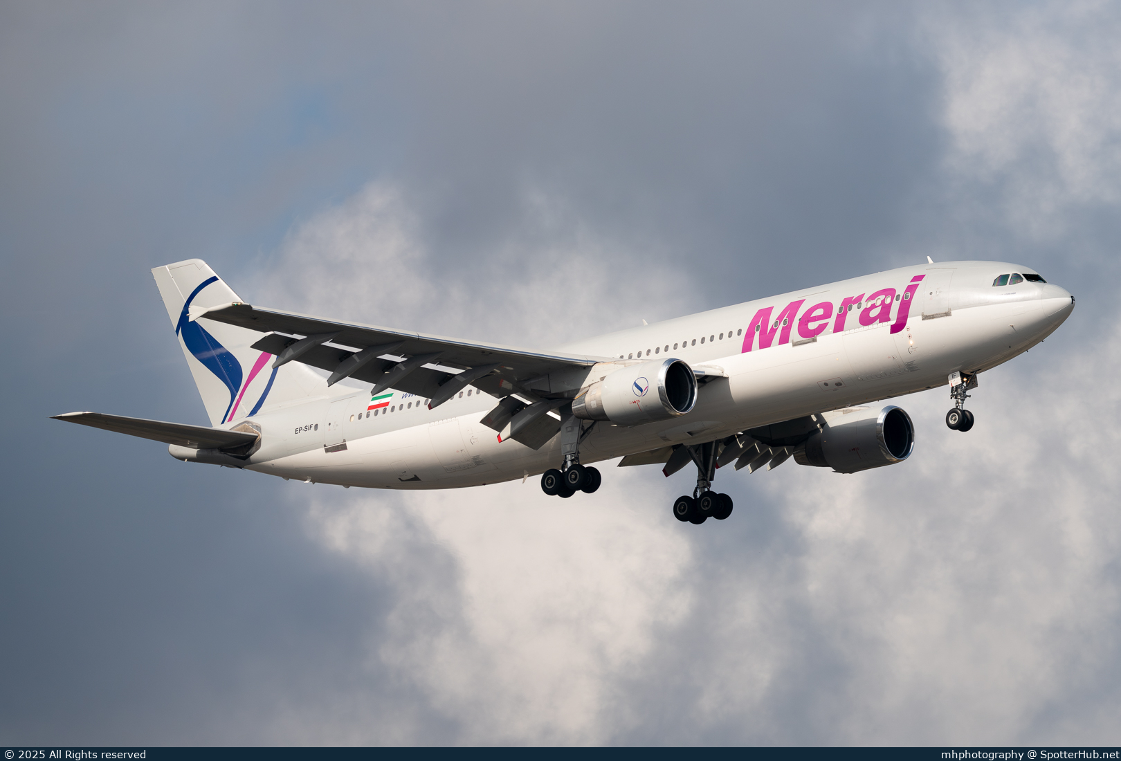 Photo of EP-SIF - Airbus A300B4-622R operated by Meraj Airlines