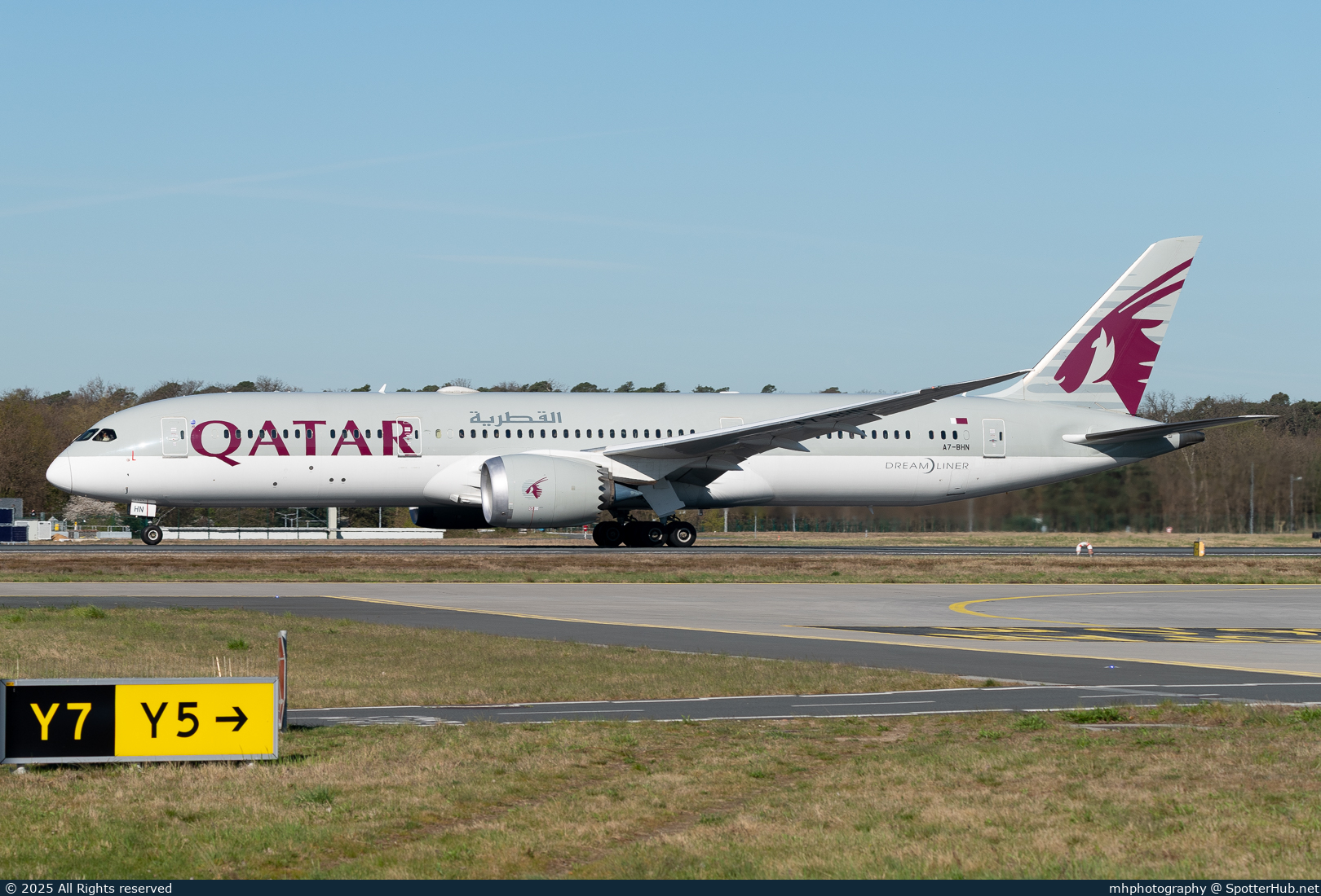 Photo of A7-BHN - Boeing 787-9 Dreamliner operated by Qatar Airways