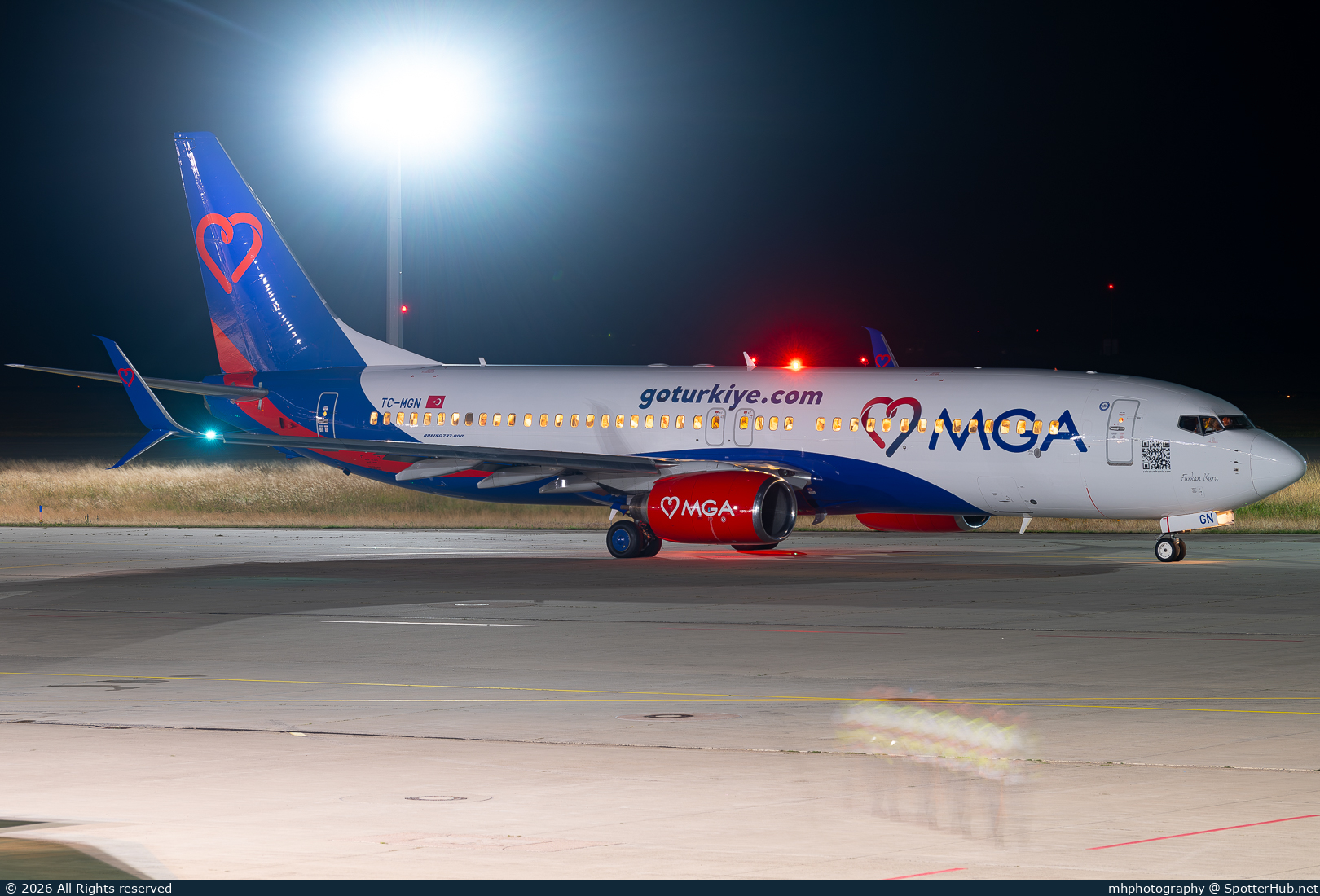 Photo of TC-MGN - Boeing 737-8S3 operated by Mavi Gök Airlines