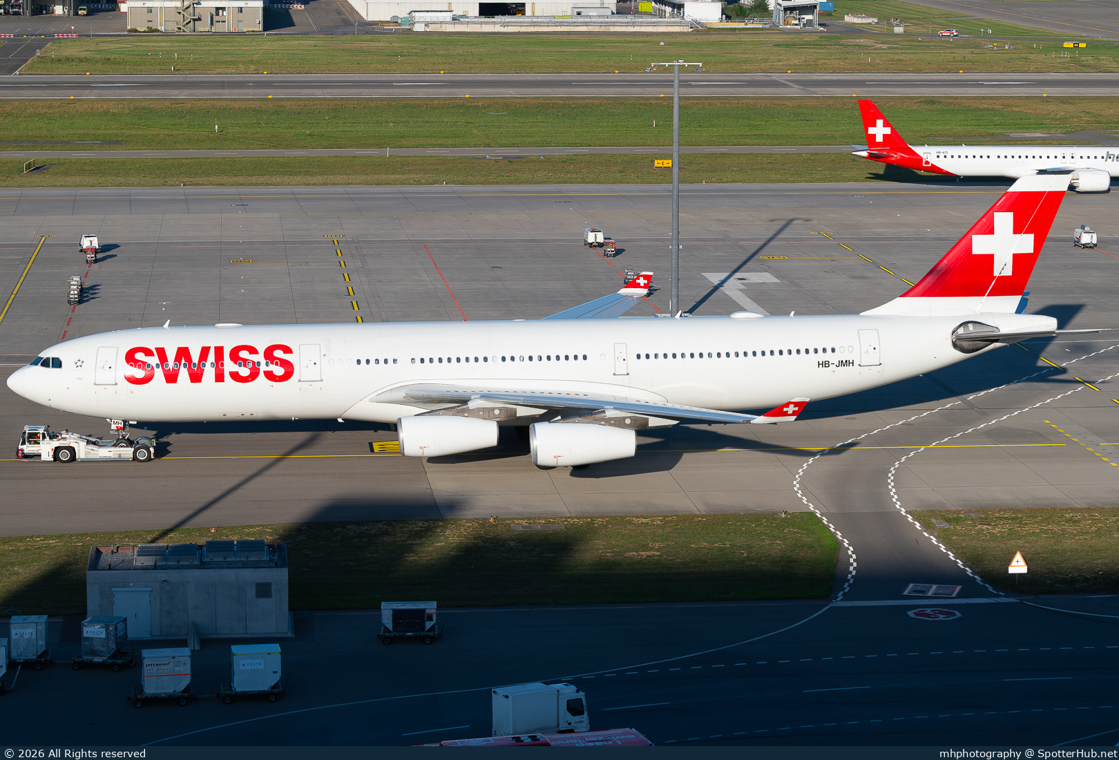 Photo of HB-JMH - Airbus A340-313 operated by Swiss International Air Lines