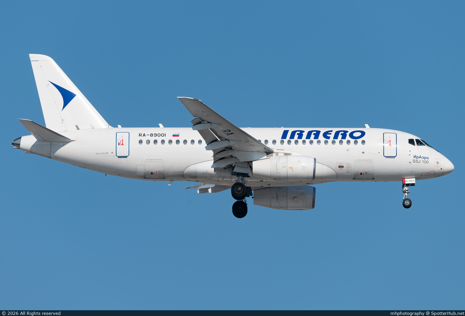 Photo of RA-89001 - Sukhoi Superjet 100-95B operated by IrAero