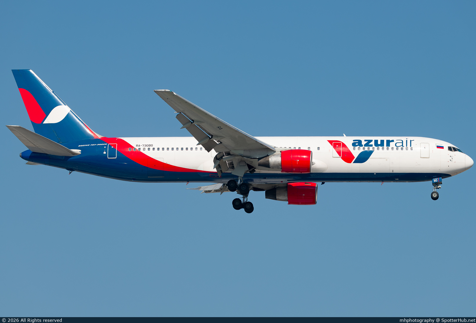 Photo of RA-73080 - Boeing 767-3Y0(ER) operated by Azur Air