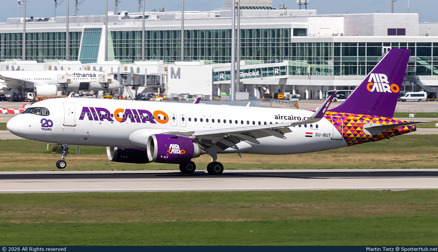 Photo of SU-BUT - Airbus A320-251N operated by Air Cairo
