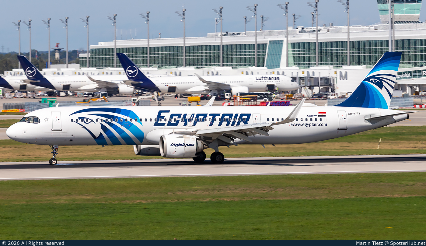 Photo of SU-GFT - Airbus A321-251NX operated by Egyptair