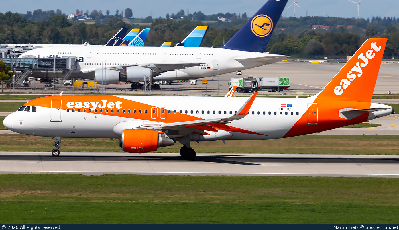 Photo of OE-ICT - Airbus A320-214 operated by easyJet Europe