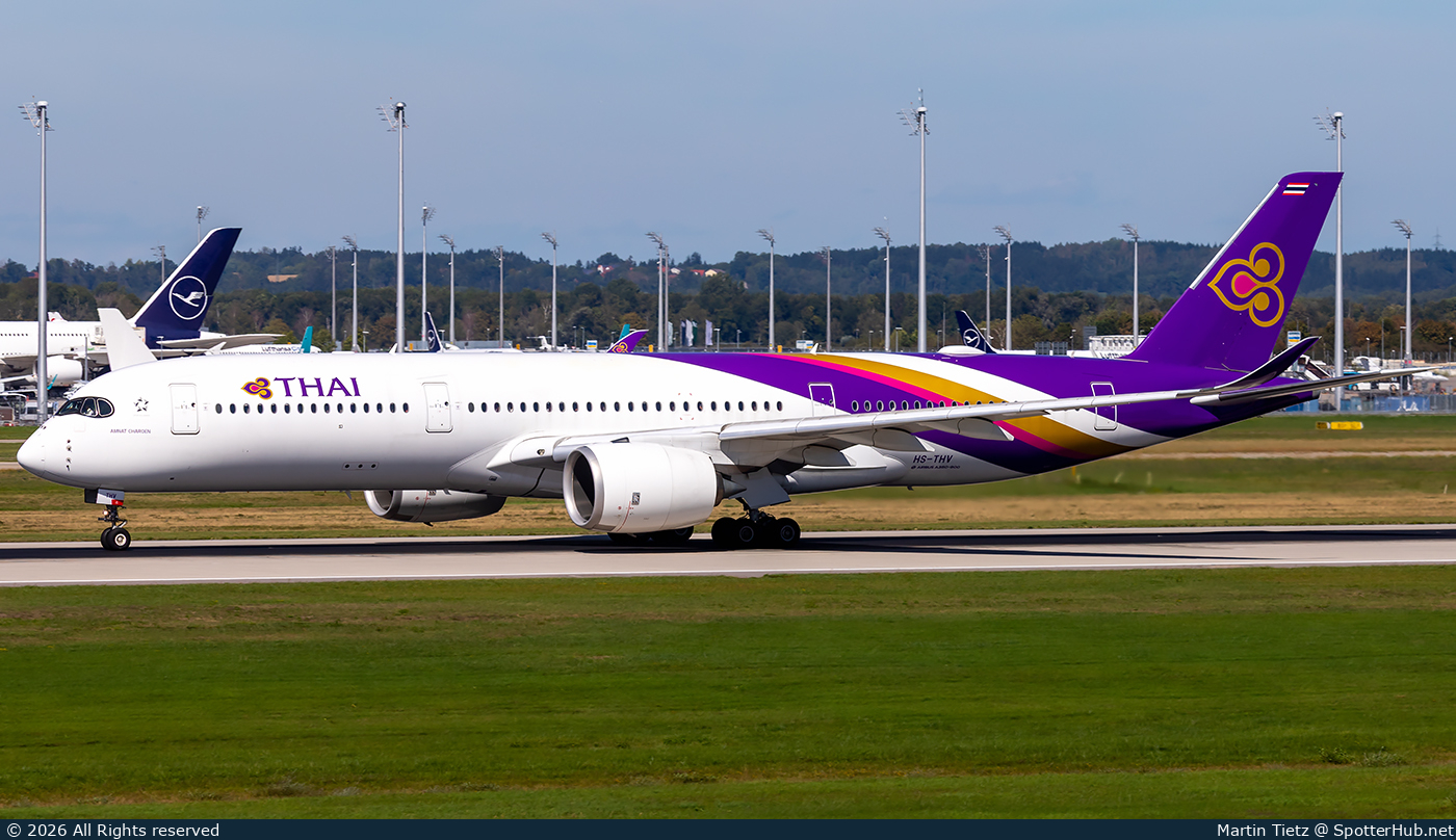 Photo of HS-THV - Airbus A350-941 operated by Thai Airways International