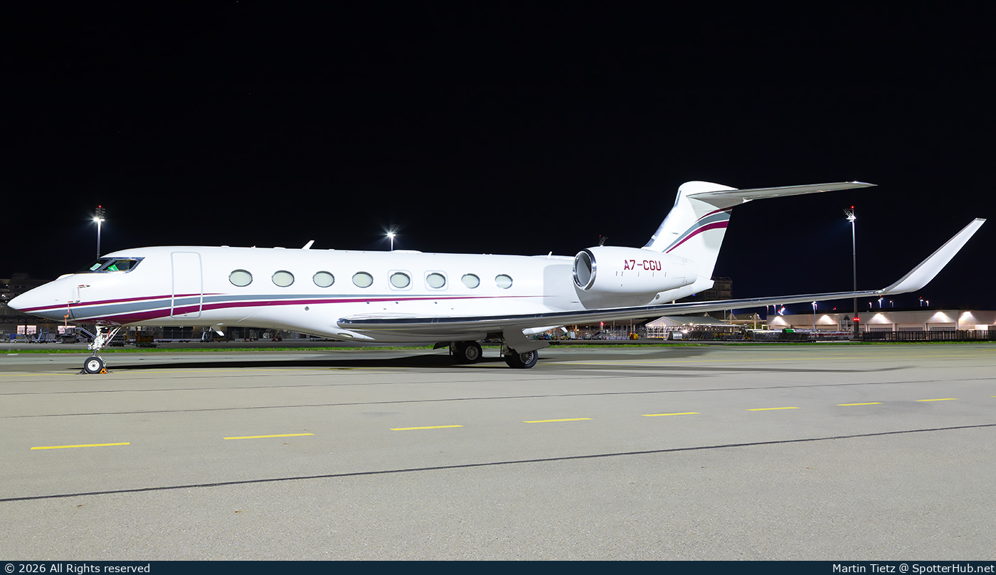 Photo of A7-CGU - Gulfstream G650ER operated by Qatar Executive
