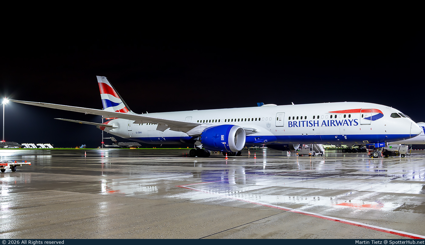 Photo of G-ZBKI - Boeing 787-9 Dreamliner operated by British Airways