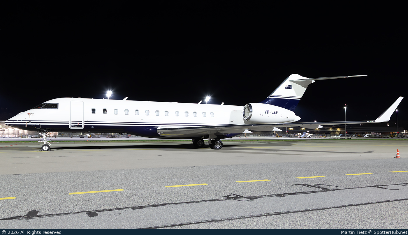 Photo of VH-LEF - Bombardier Global 6500 operated by Air National Australia
