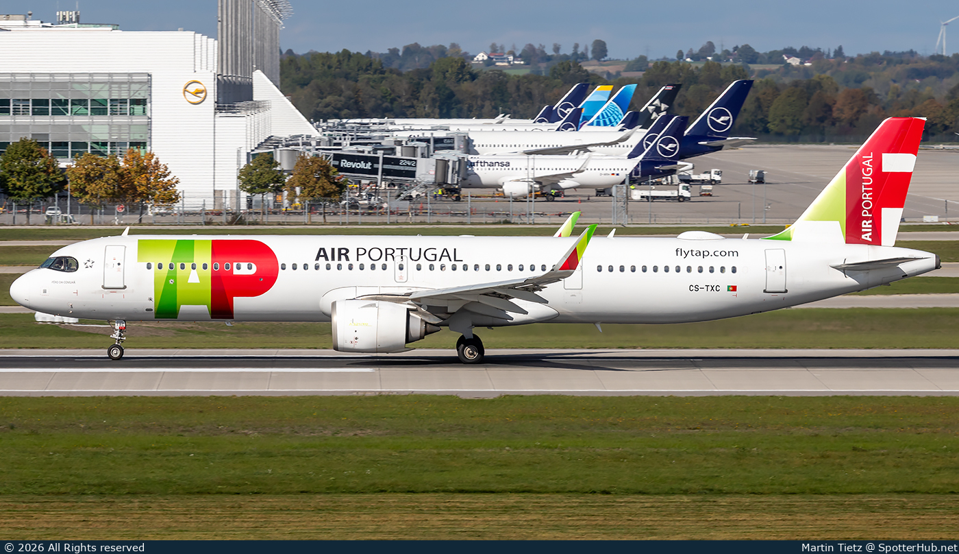 Photo of CS-TXC - Airbus A321-251NX operated by TAP Air Portugal