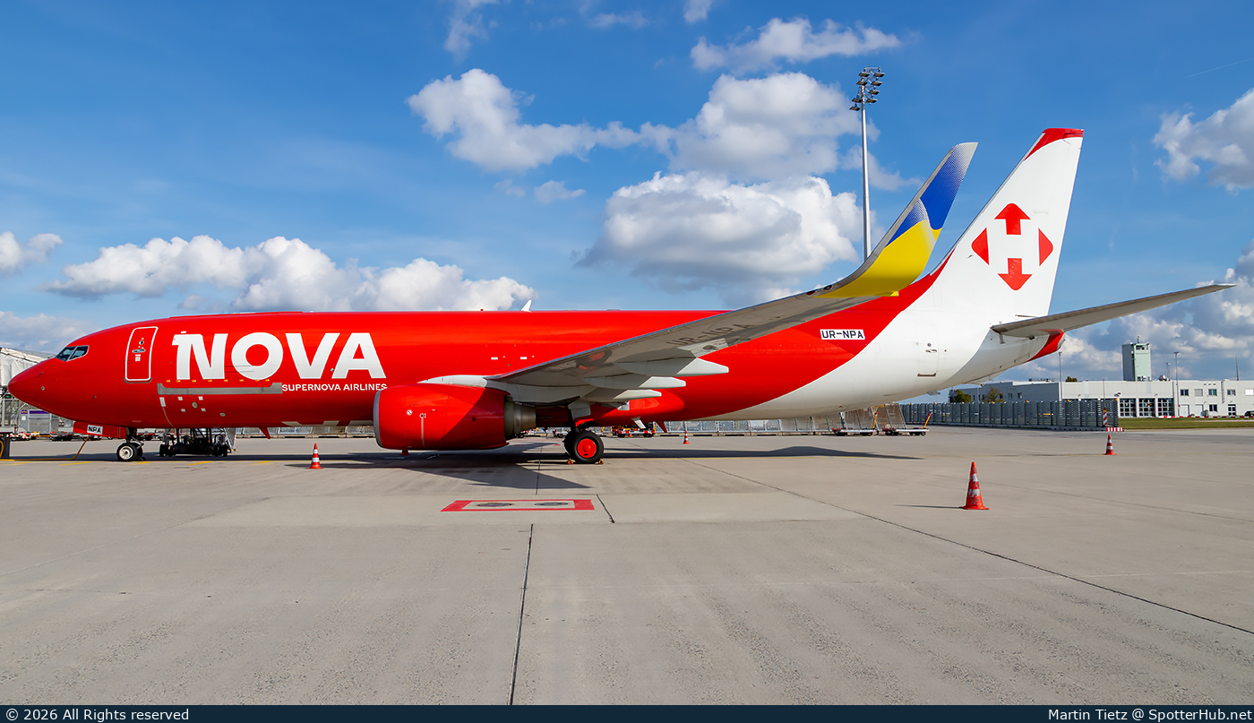 Photo of UR-NPA - Boeing 737-808(BDSF) operated by Supernova Airlines