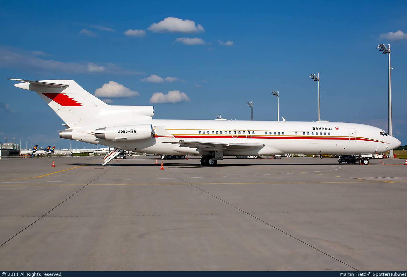 Photo of A9C-BA - Boeing 727-2M7(Adv)(RE) operated by Bahrain Royal Flight