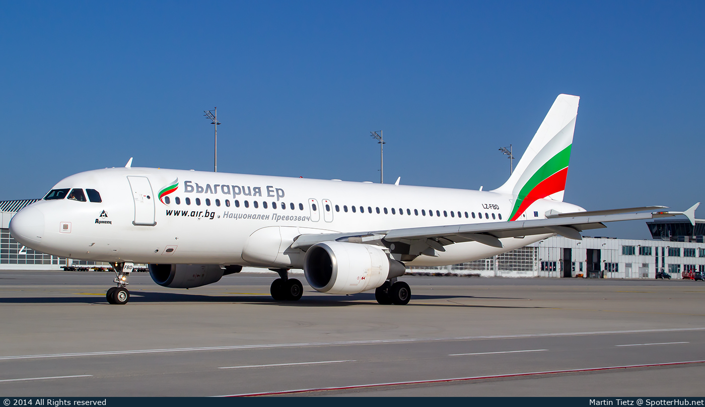 Photo of LZ-FBD - Airbus A320-214 operated by Bulgaria Air