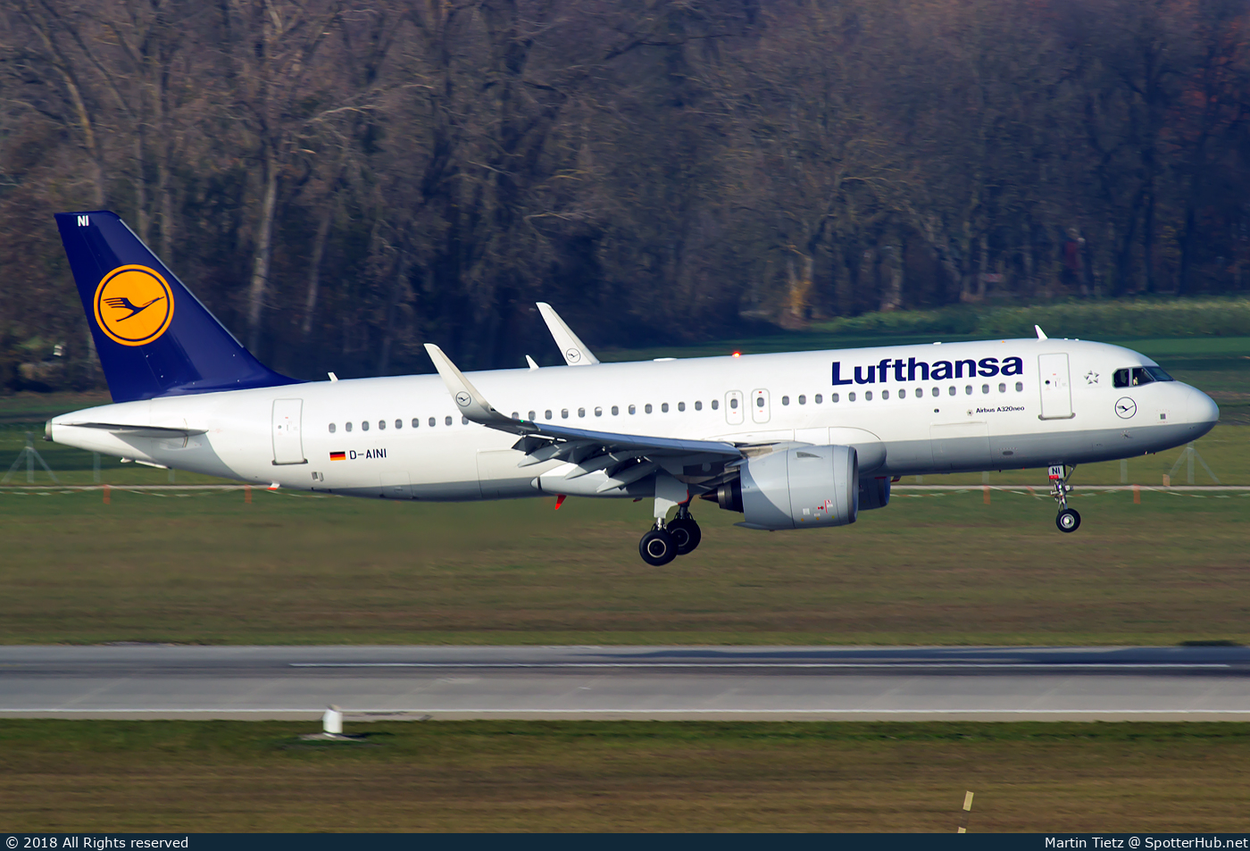 Photo of D-AINI - Airbus A320-271N operated by Lufthansa