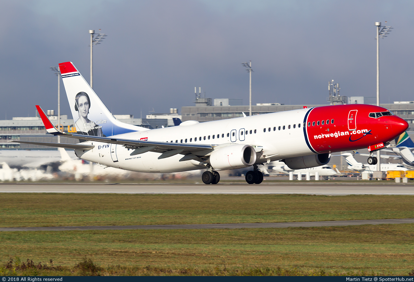 Photo of EI-FVN - Boeing 737-8JP operated by Norwegian Air International
