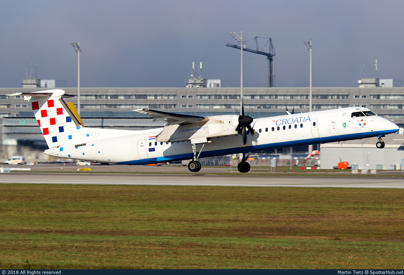 Photo of 9A-CQC - Bombardier DHC-8-402 Dash 8 Q400 operated by Croatia Airlines